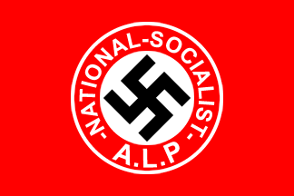[National Socialist American Labor Party flag]